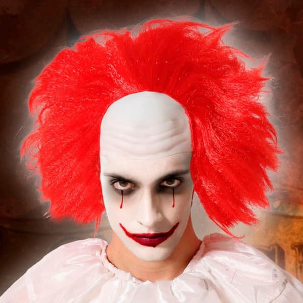Peruk till Halloween Orange
