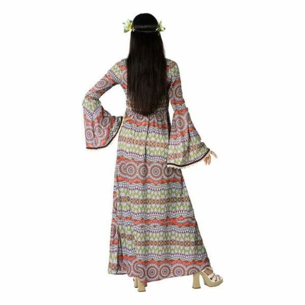 Maskeraddräkt vuxna Hippie Multicolour (1 antal) - XL
