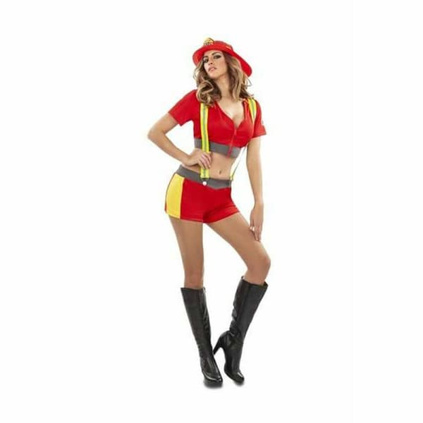 Maskeraddräkt vuxna My Other Me Sexig kvinnlig brandman - M/L