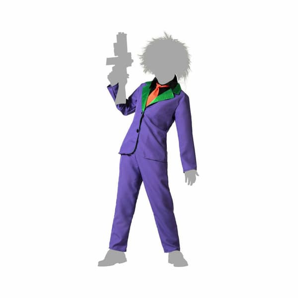 Maskeraddräkt vuxna Purpur Clown - 3-4 år