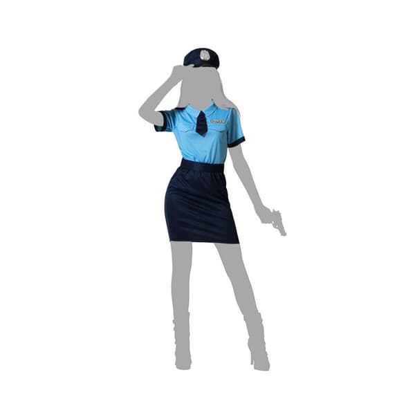 Maskeraddräkt vuxna Polis Kvinna - XS/S