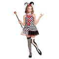 Miniatyrbild 1 av 2: Harlequin Black Girl Costume - WIDMANN - 8/10 år - Inomhus - Vit - Blandat - Från 8 år