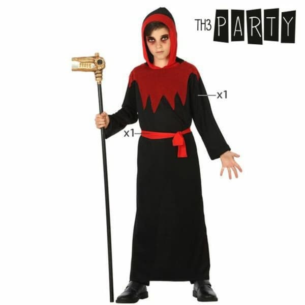 Kostume til børn Th3 Party Sort 10-12 år 7-9 år (2 Dele) - 10-12 år