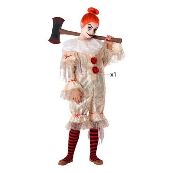 Kostume til børn Beige Morder mand (1 Dele) (1 enheder) - 7-9 år