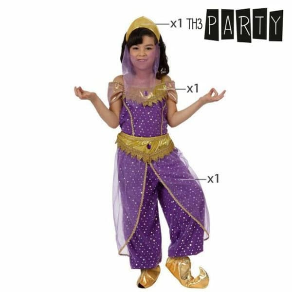 Lasten asut Th3 Party Purppura (3 Kappaletta) - 5-6 vuotta