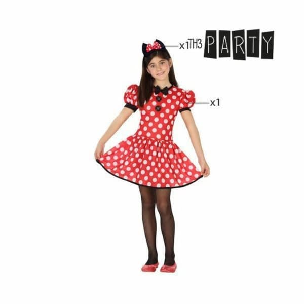 Lasten asut Minnie Mouse 26947 Punainen Fantasia 5-6 vuotta (2 Kappaletta)