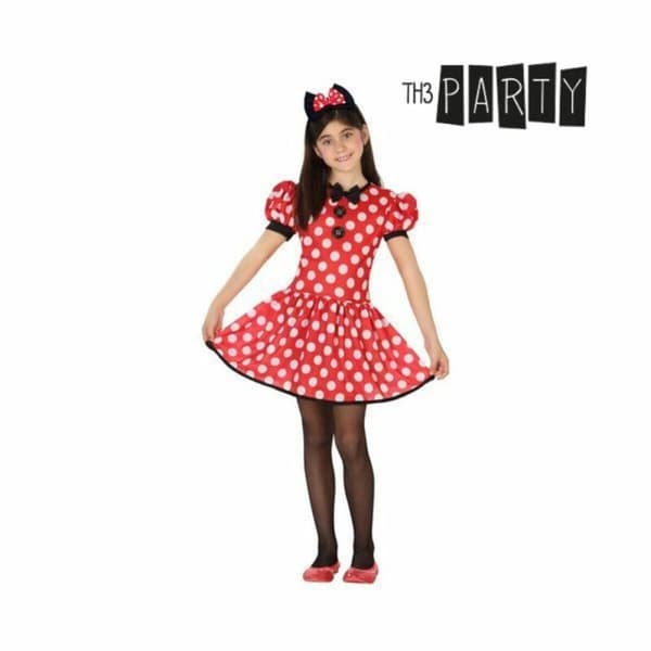 Lasten asut Minnie Mouse 26947 Punainen Fantasia 5-6 vuotta (2 Kappaletta)