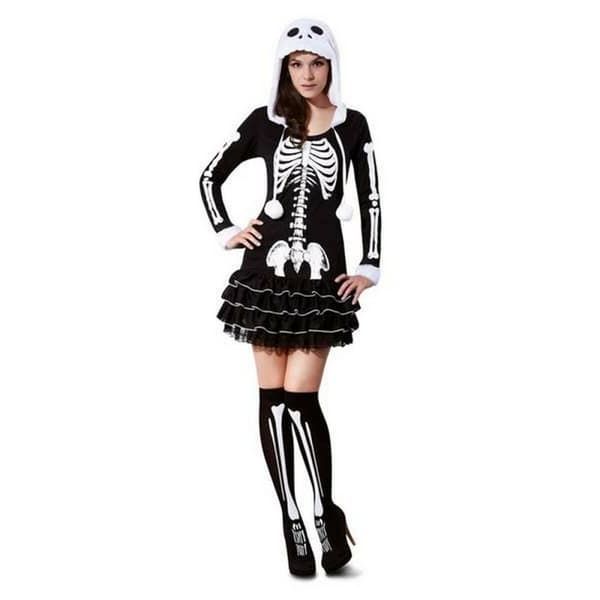 Kostume til voksne My Other Me Sexet skelet (2 Dele) - M/L
