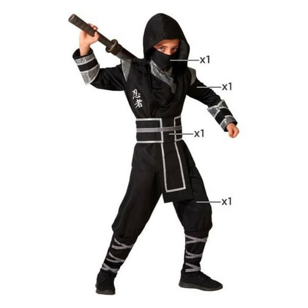 Lasten asut Ninja - 3-4 vuotta