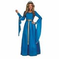 Miniatyrbillede 1 af 4: Kostume til voksne My Other Me Blå Middelalder prinsesse 2 Dele - M/L