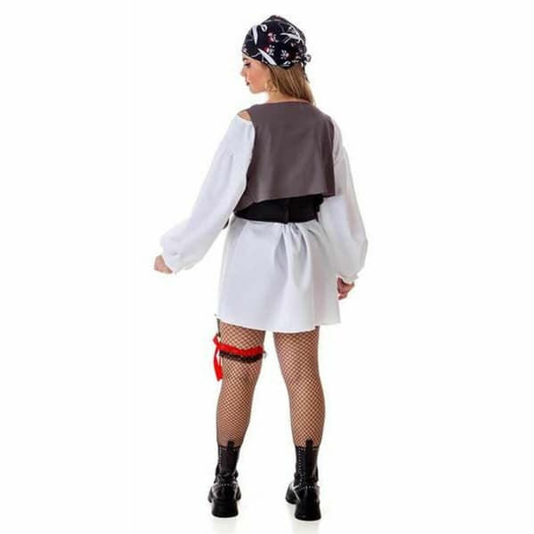 Kostume til voksne Sexet pirat (4 Dele) - XL