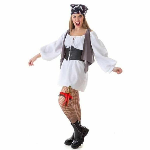 Kostume til voksne Sexet pirat (4 Dele) - XL