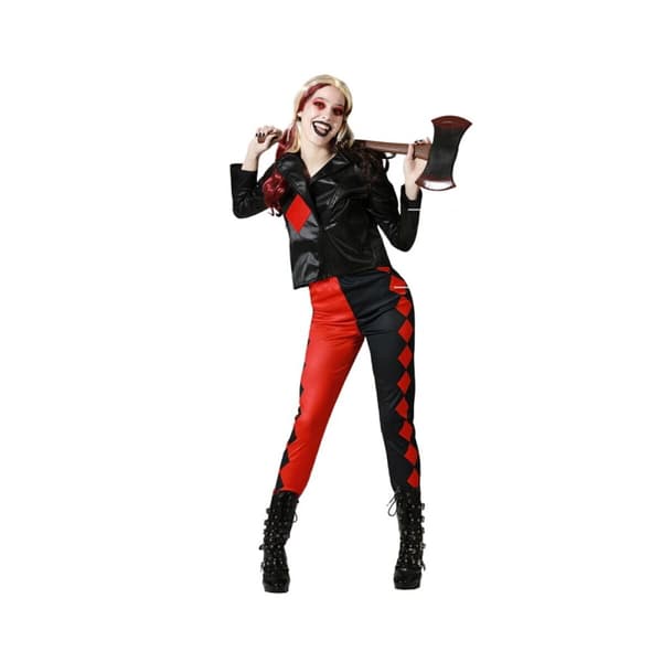 Kostume til voksne Blødende harlekin Dame - M/L