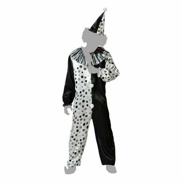 Kostume til voksne Grå Mande klovn Voksne unisex - XS/S