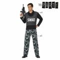 Miniatyrbillede 5 af 8: Kostume til voksne SWAT politimand - XXL