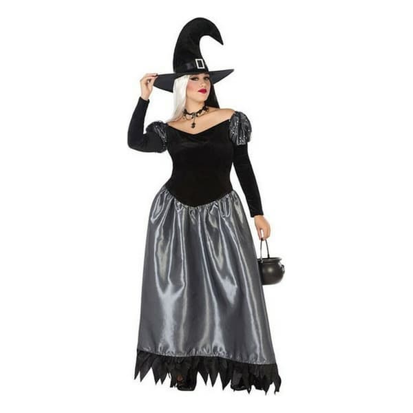 Kostume til voksne Heks Multifarvet (2 Dele) (2 enheder) (2 pcs) - XS/S