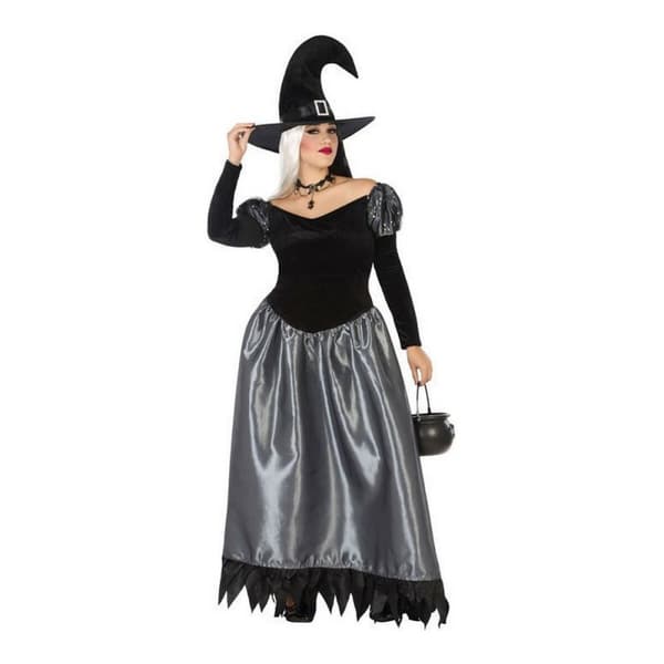 Kostume til voksne Heks Multifarvet (2 Dele) (2 enheder) (2 pcs) - XS/S