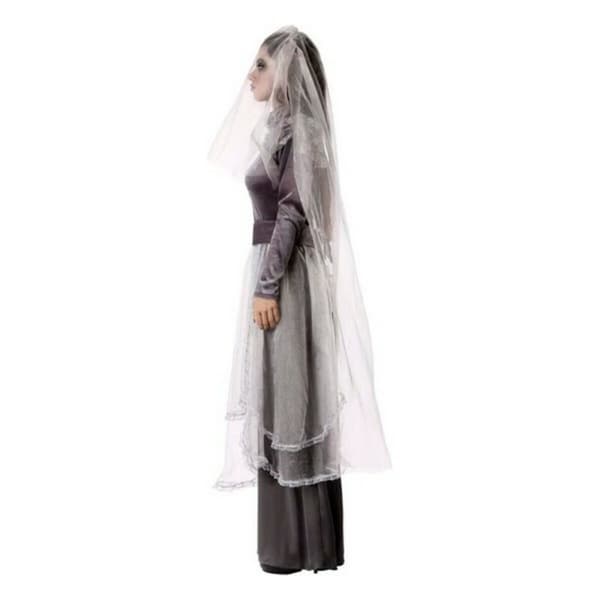 Aikuisten asut Harmaa Zombies (3 Kappaletta) - XS/S