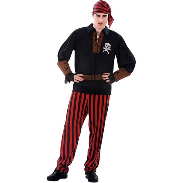 Kostume til voksne My Other Me Pirat Onesize (5 Dele)