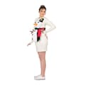 Miniatyrbillede 9 af 11: Kostume til voksne My Other Me Onesize Sne dukke 2 Dele Hvid
