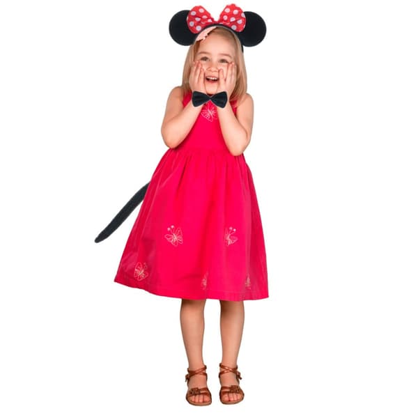 Muse pandebånd med sløjfe + butterfly + hale kostume kostume