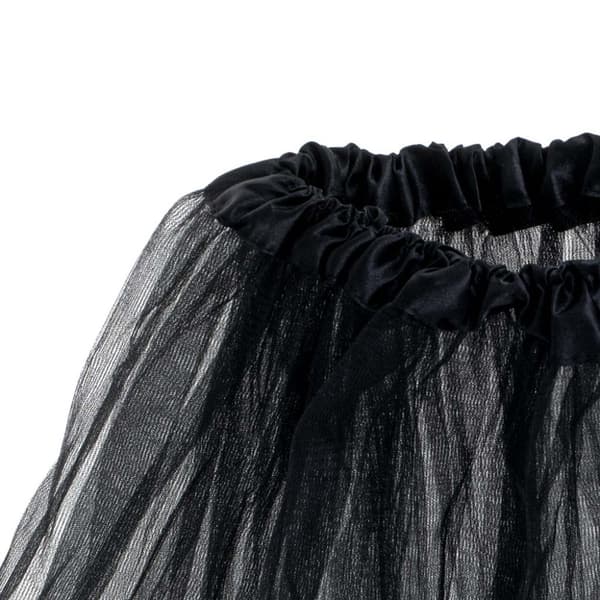 Tulle tutu kjol kostym karneval kostym fancy dress svart