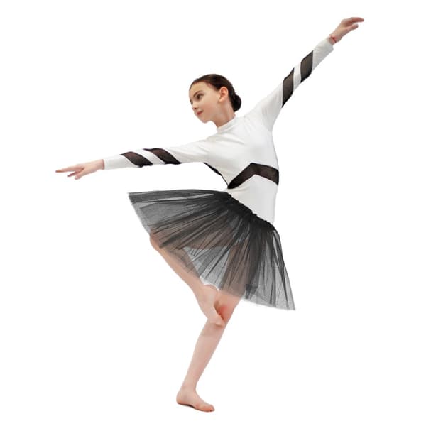 Tulle tutu kjol kostym karneval kostym fancy dress svart