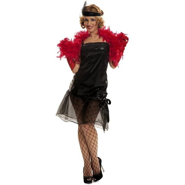 Kostume til voksne My Other Me Showgirl Sort M/L