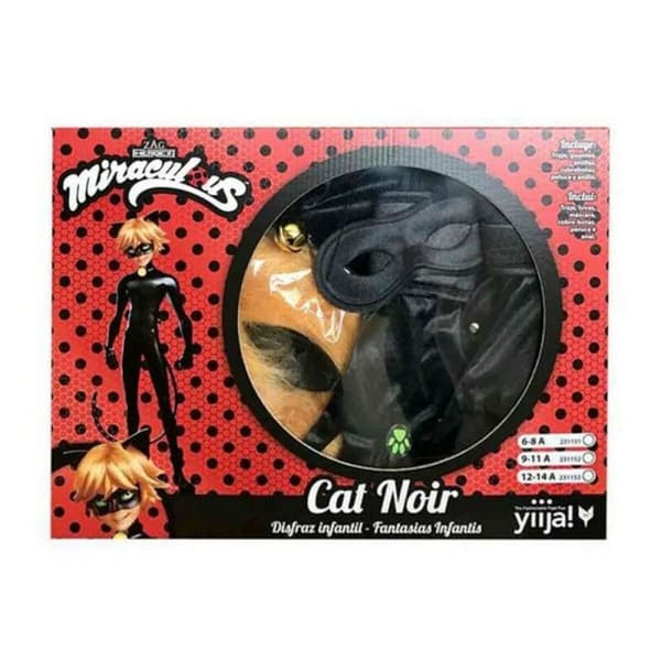 Maskeraddräkt för barn Cat Noir My Other Me Svart
