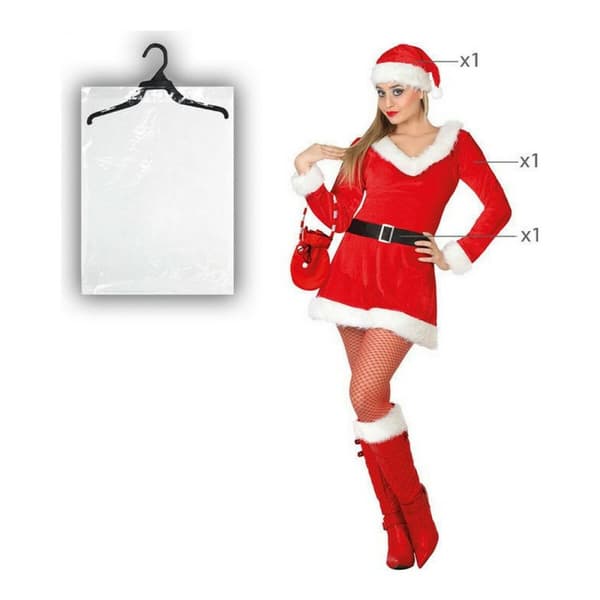 Maskeraddräkt vuxna DISFRAZ MAMA NOEL XL Tomtemor - M/L