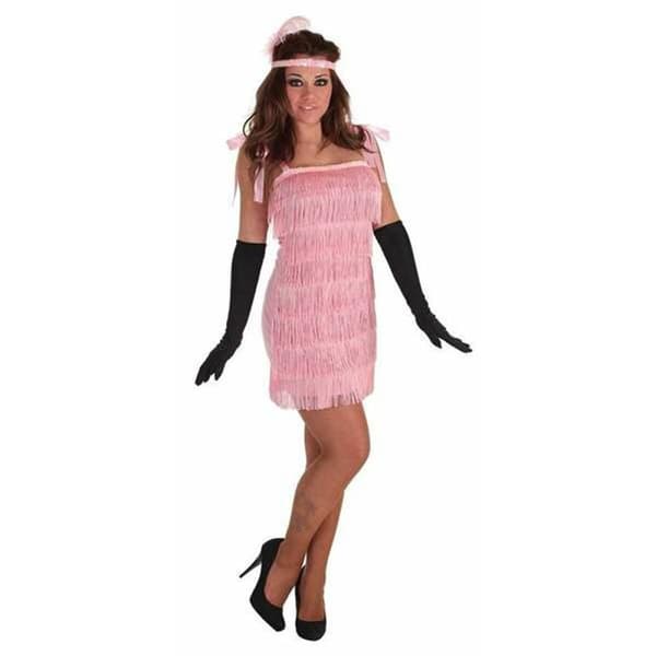 Maskeraddräkt vuxna Rosa Charleston M/L (2 Delar)