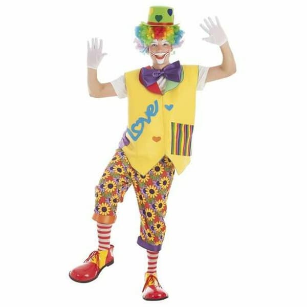 Maskeraddräkt vuxna Love Clown (5 Delar) - L