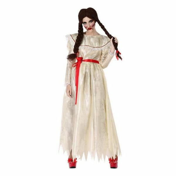 Kostyme voksne Possesed jente Hvit (1 Pcs) - XL