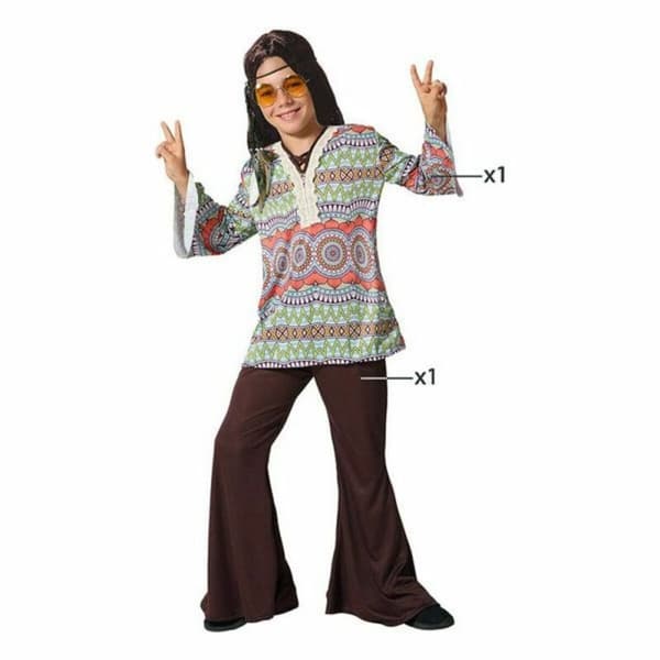 Kostyme barn Hippie - 3-4 år