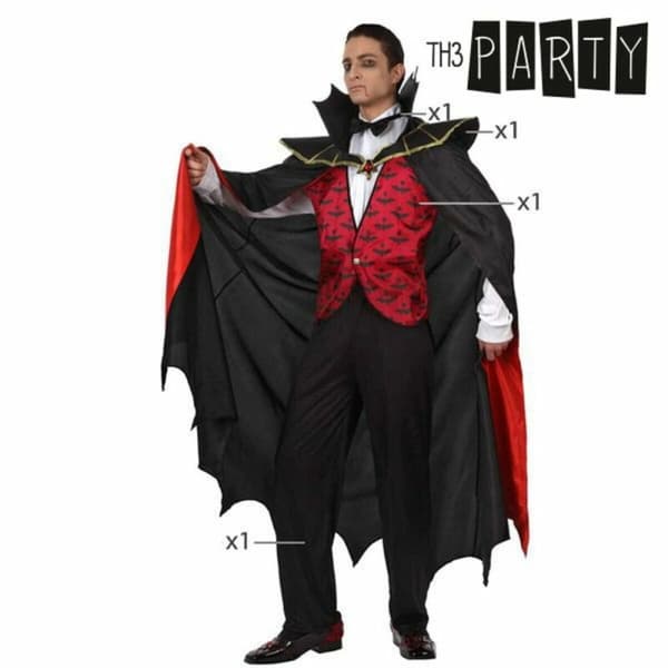Kostume til voksne Th3 Party Multifarvet (3 Dele) (5 Dele) - XL