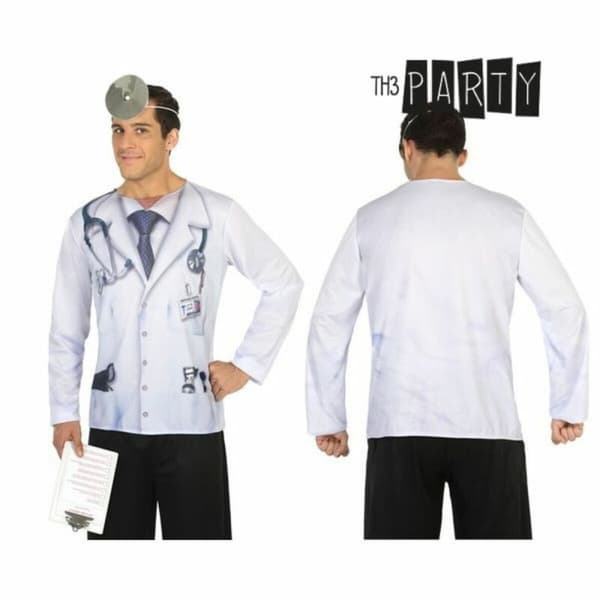 T-shirt til voksne Th3 Party Hvid
