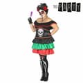 Miniatyrbillede 3 af 6: Kostume til voksne Th3 Party Multifarvet Skelet (1 Dele) - XXL