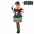 Miniatyrbillede 4 af 6: Kostume til voksne Th3 Party Multifarvet Skelet (1 Dele) - XXL