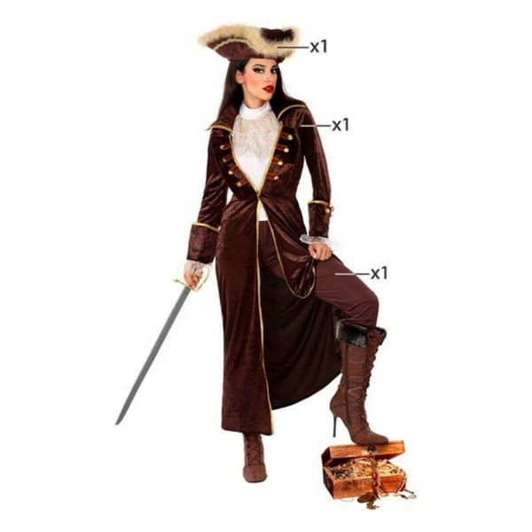 Kostume til voksne Brun - XL