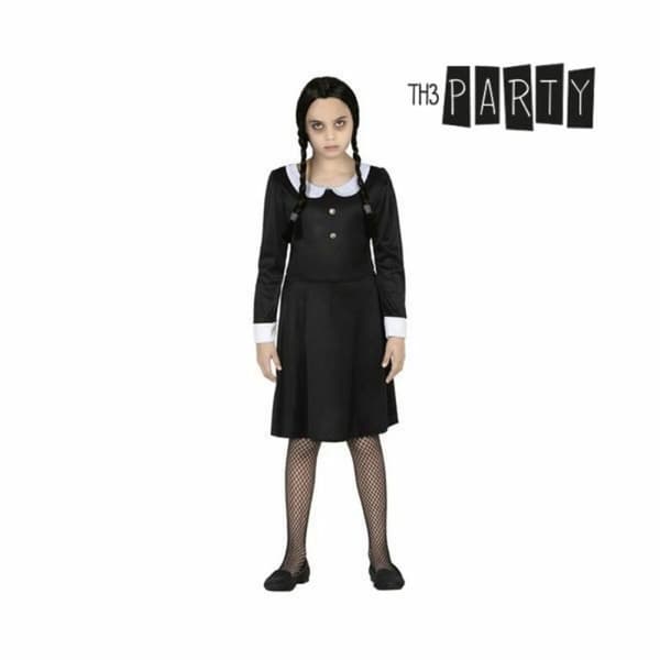 Kostume til børn Th3 Party Wednesday Sort - 3-4 år