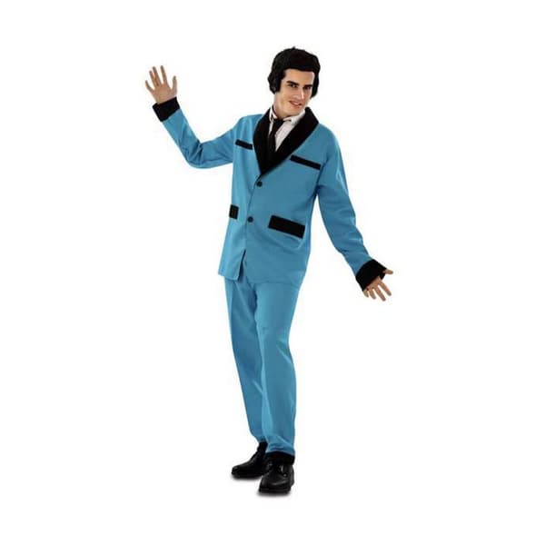 Kostume til voksne My Other Me Rockabilly Blå - S