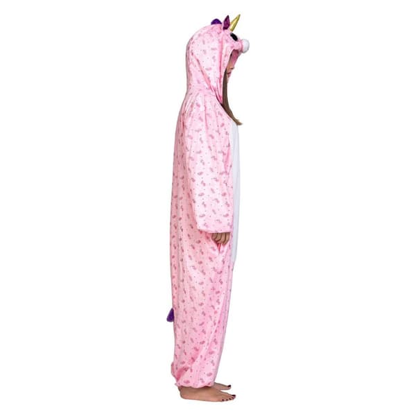 Kostume til voksne My Other Me Big Eyes Pink Enhjørning S