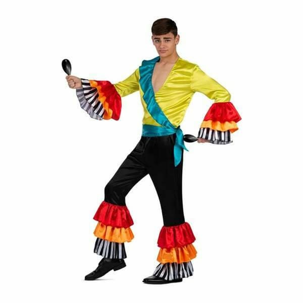 Kostume til voksne My Other Me Mande rumba danser Gul - M