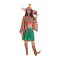 Miniatyrbillede 2 af 3: Kostume til voksne Mexicansk kvinde L (3 Dele)