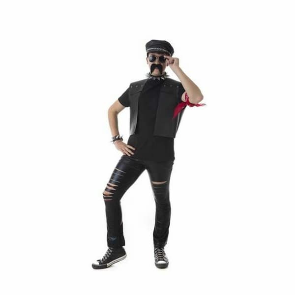Kostume til voksne Rocker (6 Dele) - XL