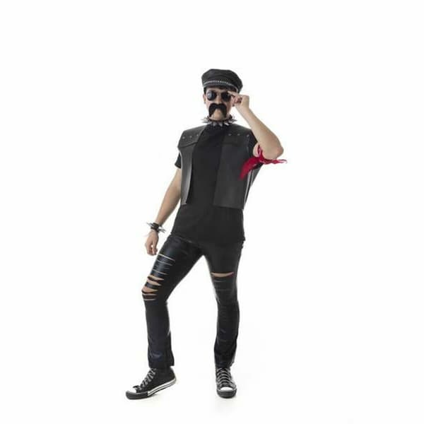 Kostume til voksne Rocker (6 Dele) - XL