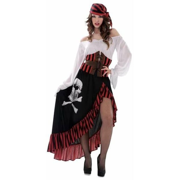Kostume til voksne Pirat (4 Dele) - M/L