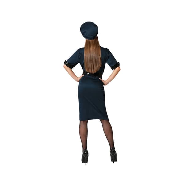 Kostume til voksne Blå Politi Dame - M/L