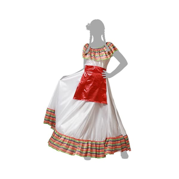 Kostume til voksne Mexicansk dame - XS/S