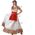Miniatyrbillede 1 af 6: Kostume til voksne Mexicansk dame - XS/S